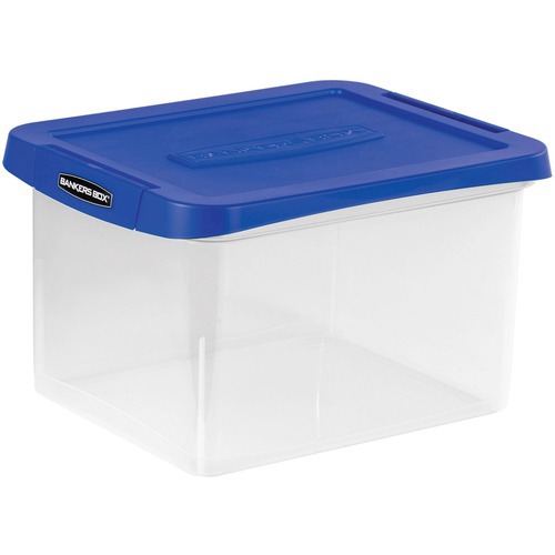 Bankers Box Heavy-Duty Plastic File Box,